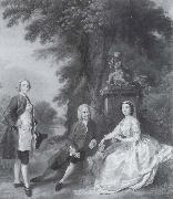 Jonathan Tyers with his daughter and son-in-law,Elizabeth and John Wood